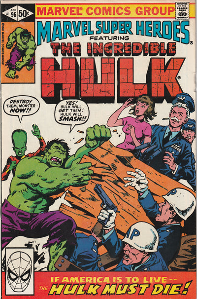 Marvel Super-Heroes #96 (1981) - Incredible Hulk 146 & 147