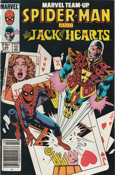 Marvel Team-Up #134 (1983) - Spider-Man & The Jack of Hearts
