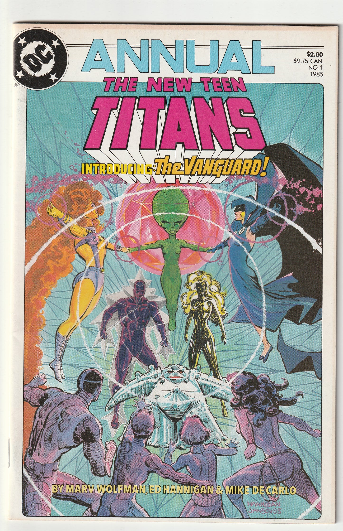 The New Teen Titans Annual #1  (1985) - 1st Appearance of Vanguard