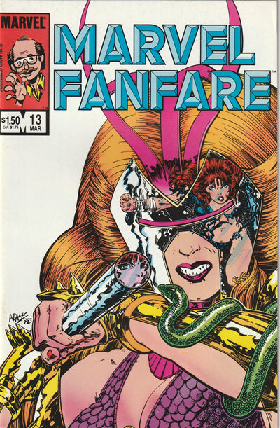 Marvel Fanfare #13 (1984) - George Perez, Charles Vess back cover