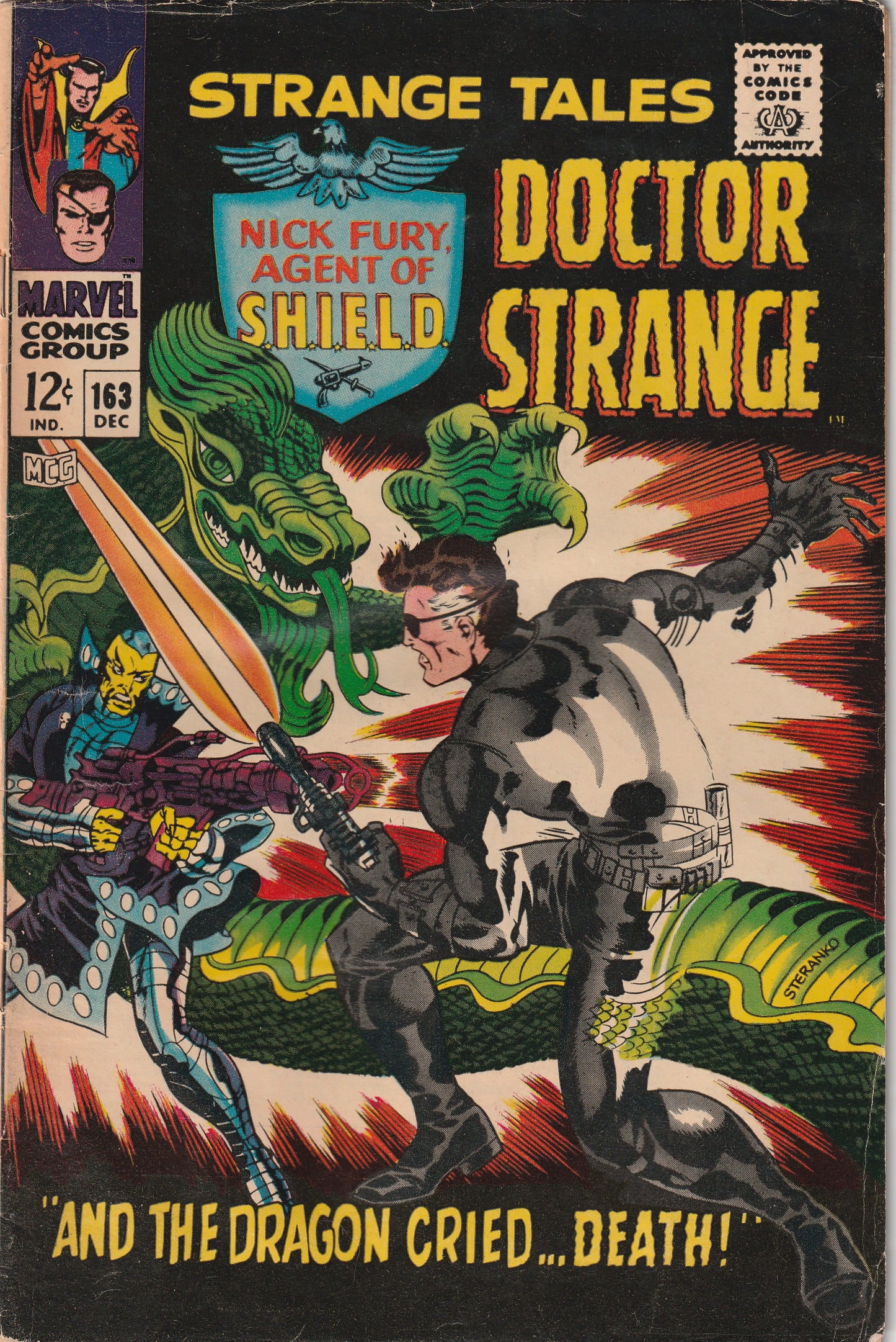 Strange Tales #163 (1967) - Steranko art/scripts