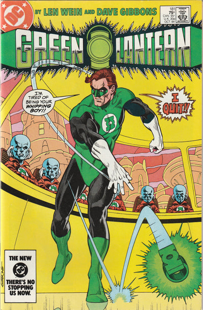Green Lantern #181 (1984) - Hal Jordan resigns as Green Lantern