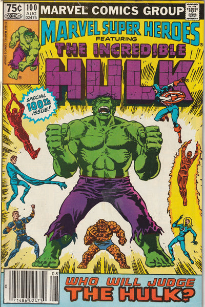 Marvel Super-Heroes #100 (1981) - Incredible Hulk 151 and 152