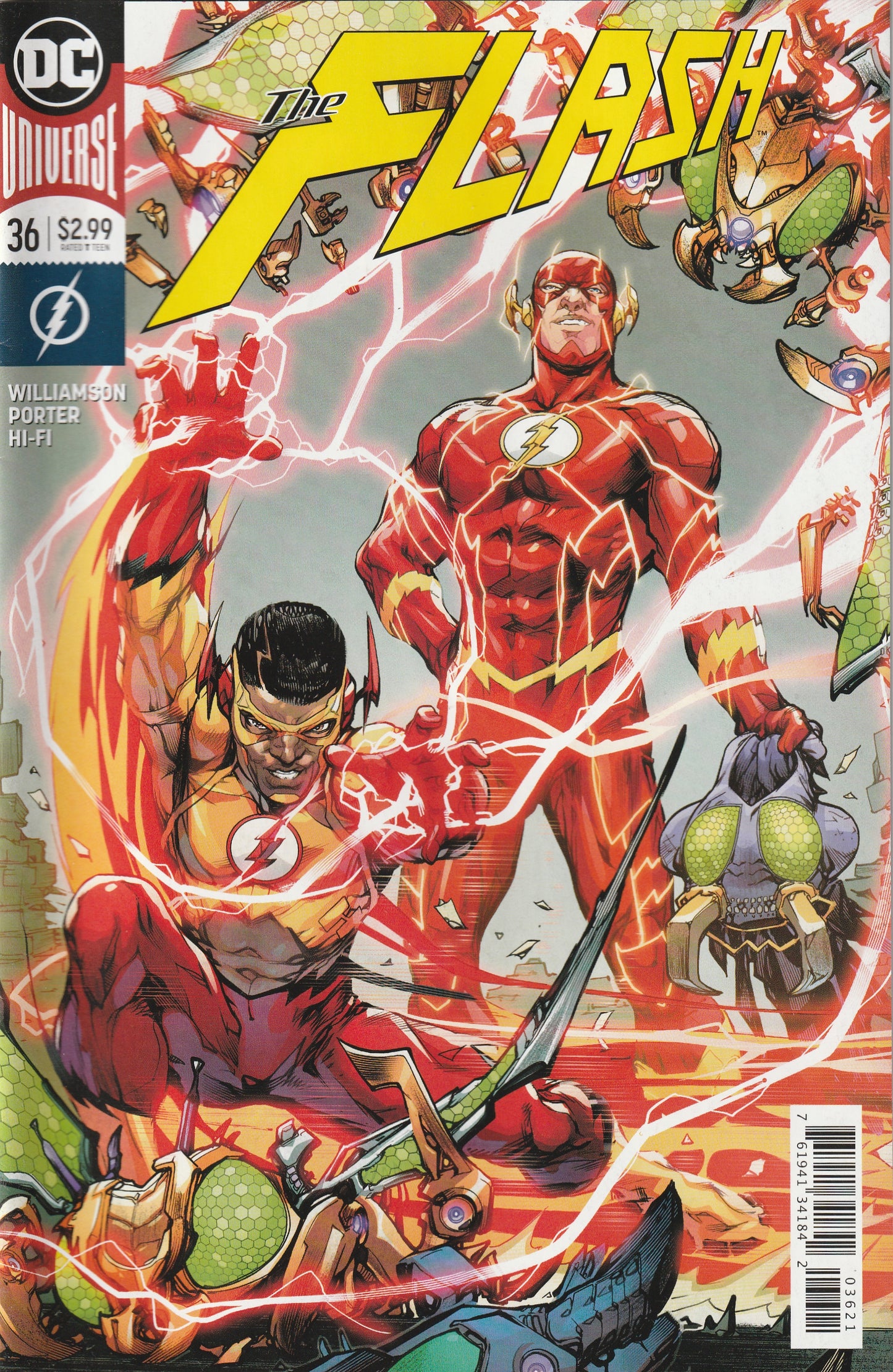 The Flash - Rebirth #36 (2018) - Howard Porter Variant Cover