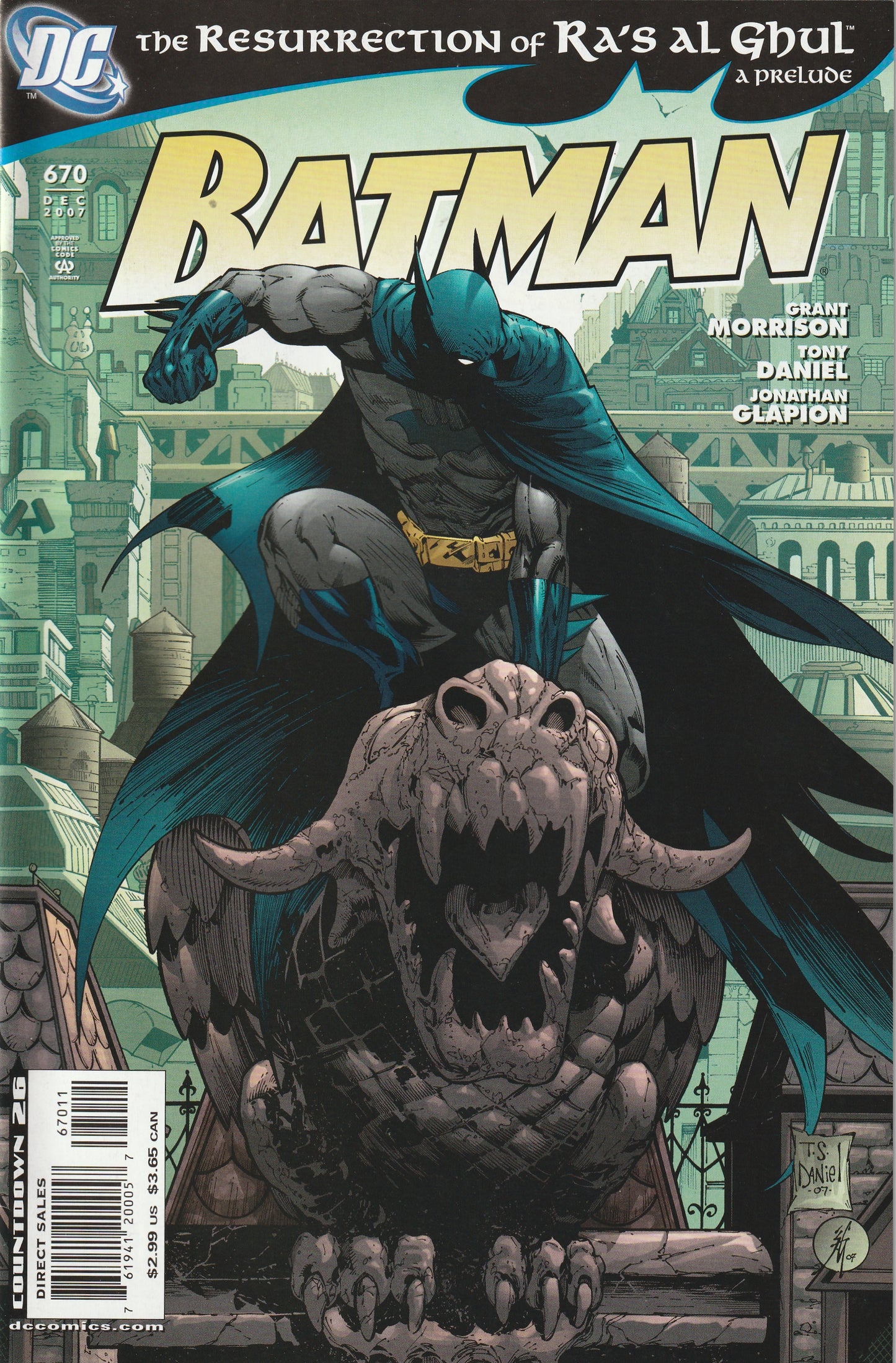 Batman #670 (2007) - Resurrection of Ra's Al Ghul