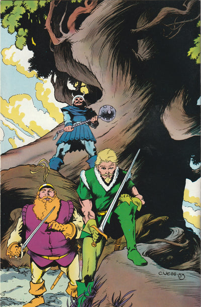 Marvel Fanfare #13 (1984) - George Perez, Charles Vess back cover