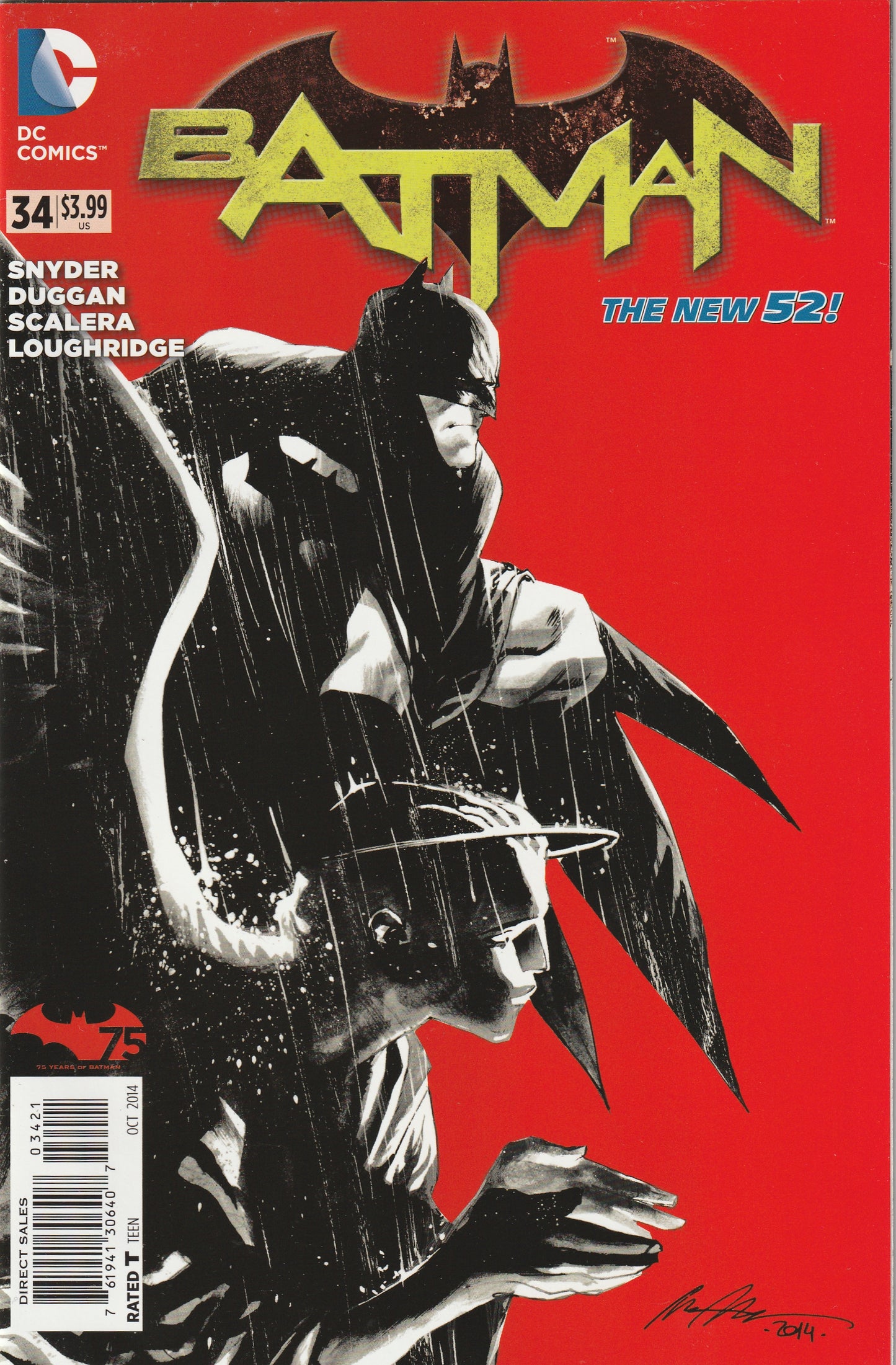 Batman (New 52) #34 (2014) - 1:25 Ratio Rafael Albuquerque Variant Cover