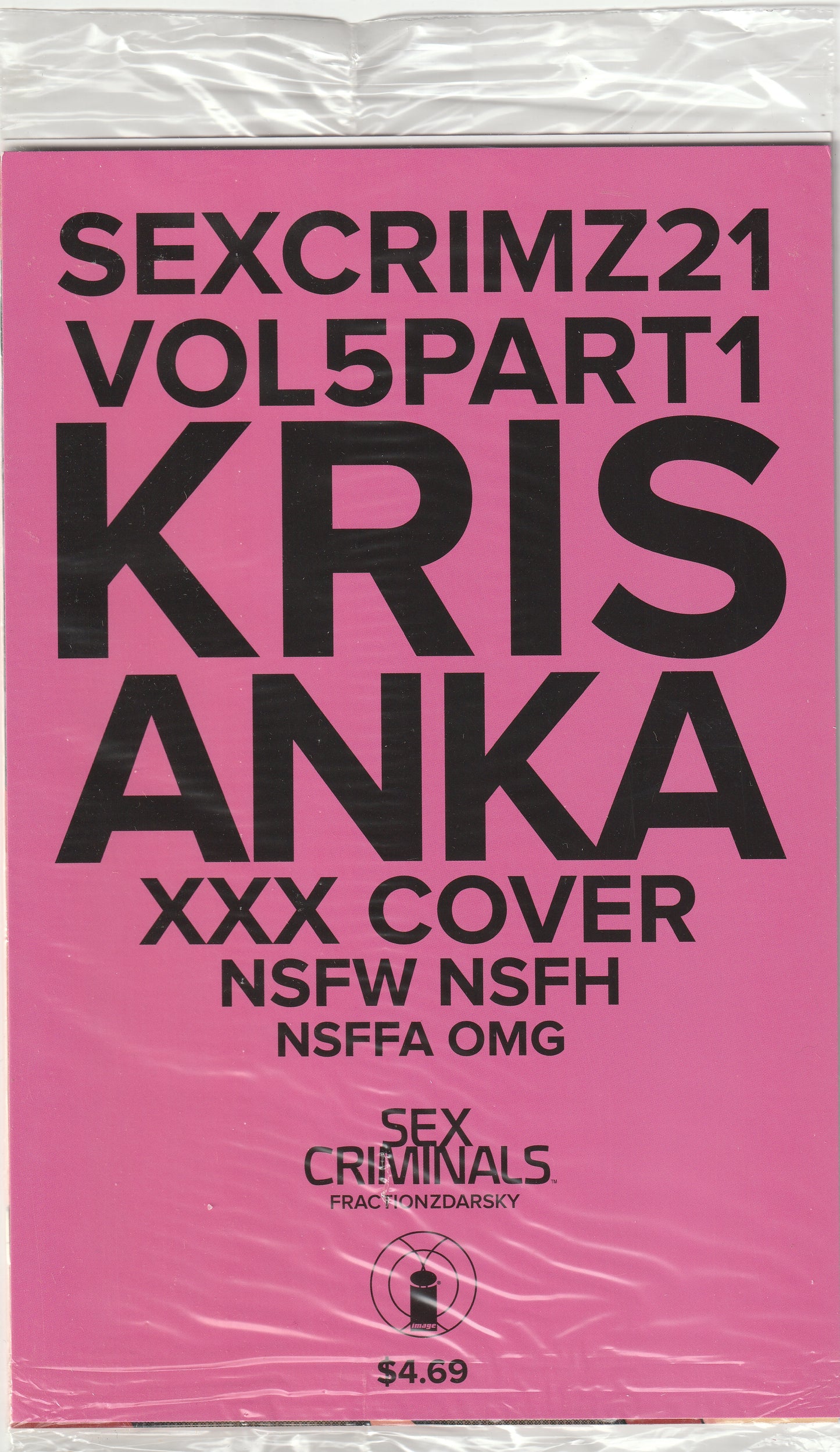 Sex Criminals #21 (2018) - Kris Anka XXX Cover - Sealed