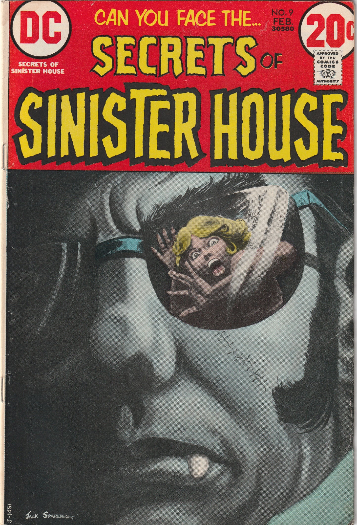 Secrets of Sinister House #9 (1973)