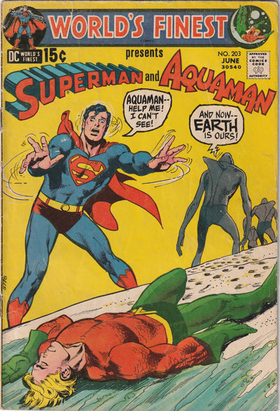 World's Finest #203 (1971) - last 15 cent issue