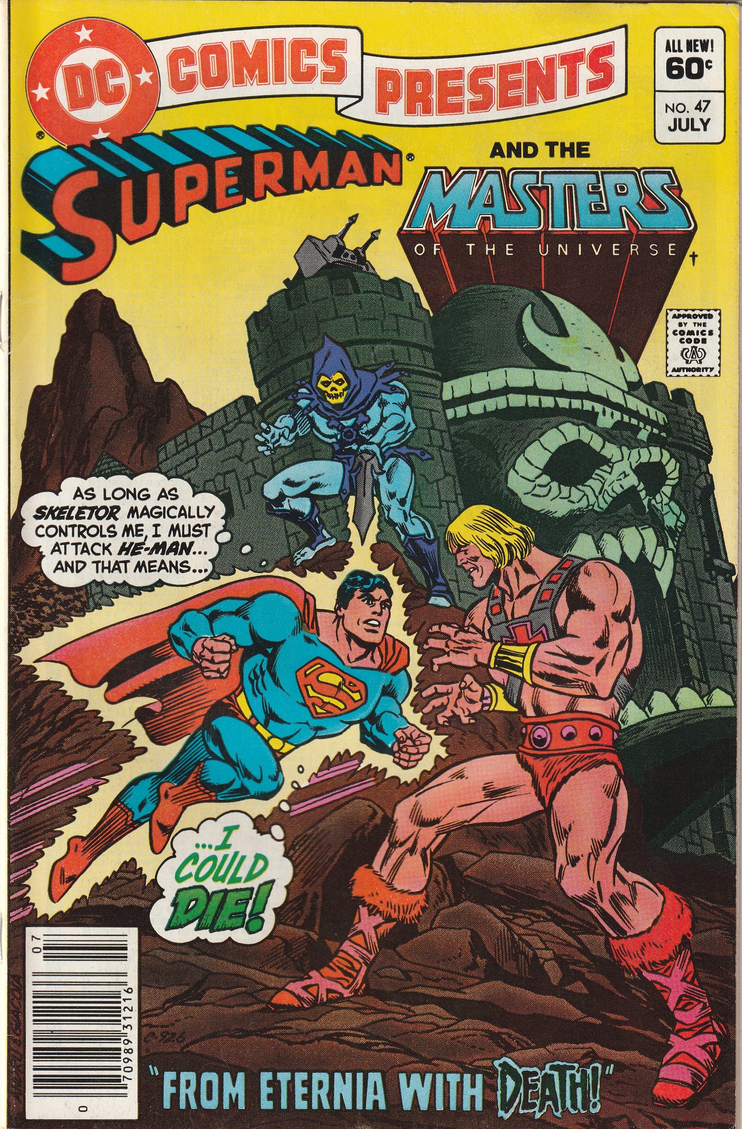 DC Comics Presents #47 (1982) *KEY* - Masters of the Universe - 1st Appearance of He-Man, Skeletor and Battle Cat