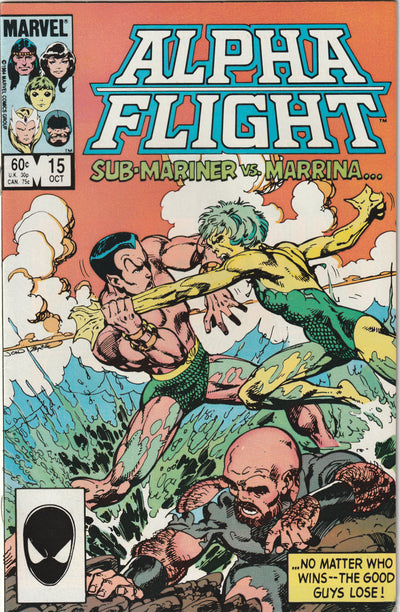 Alpha Flight #15 (1984) - Sub-Mariner (Prince Namor) Appearance