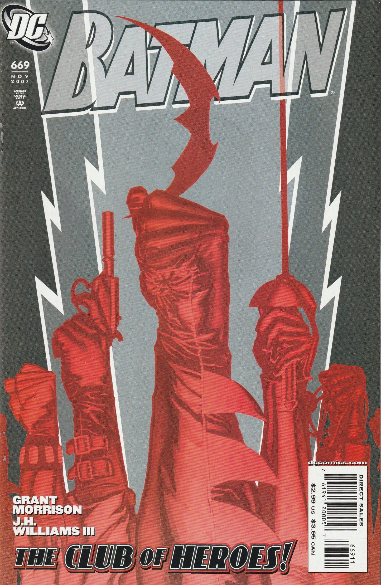 Batman #669 (2007) - J.H. Williams III art