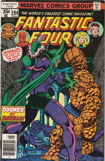 Fantastic Four #194 (1978) - Diablo & Darkoth appearance