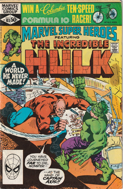 Marvel Super-Heroes #103 (1981) - Incredible Hulk 155