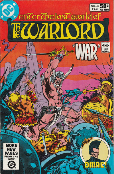 Warlord #42 (1981) - OMAC back-up series begins