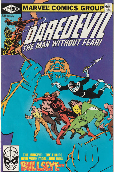 Daredevil #172 (1981) - Kingpin & Bullseye Appearance - Frank Miller