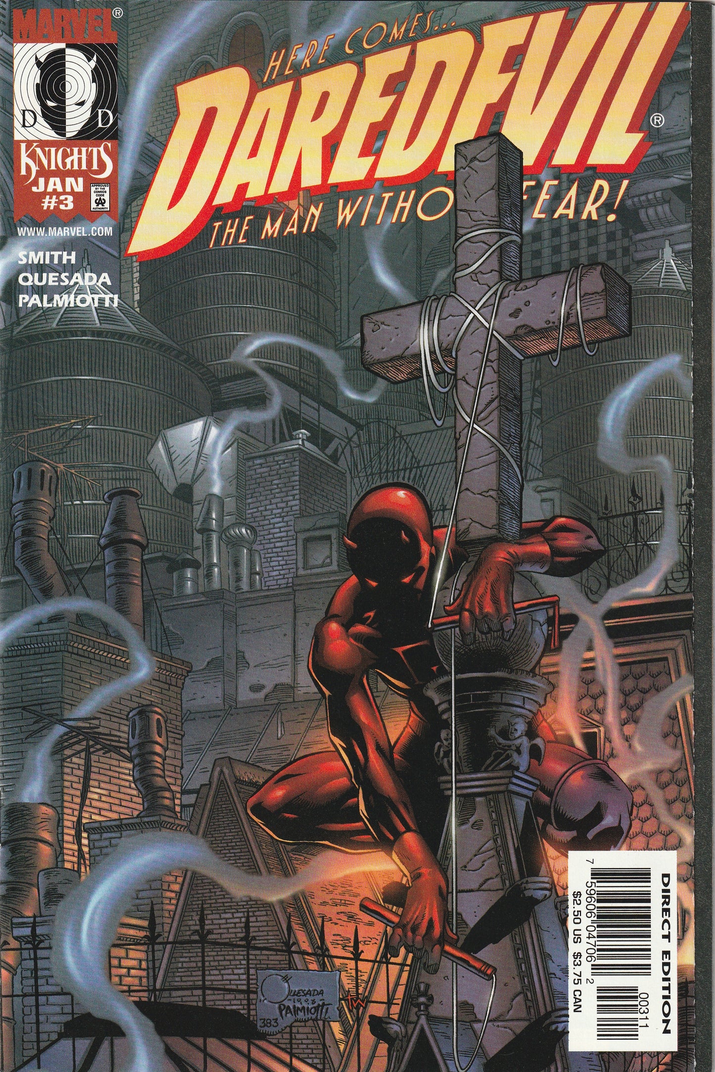 Daredevil #3 (Volume 2, 1999) - Marvel Knights