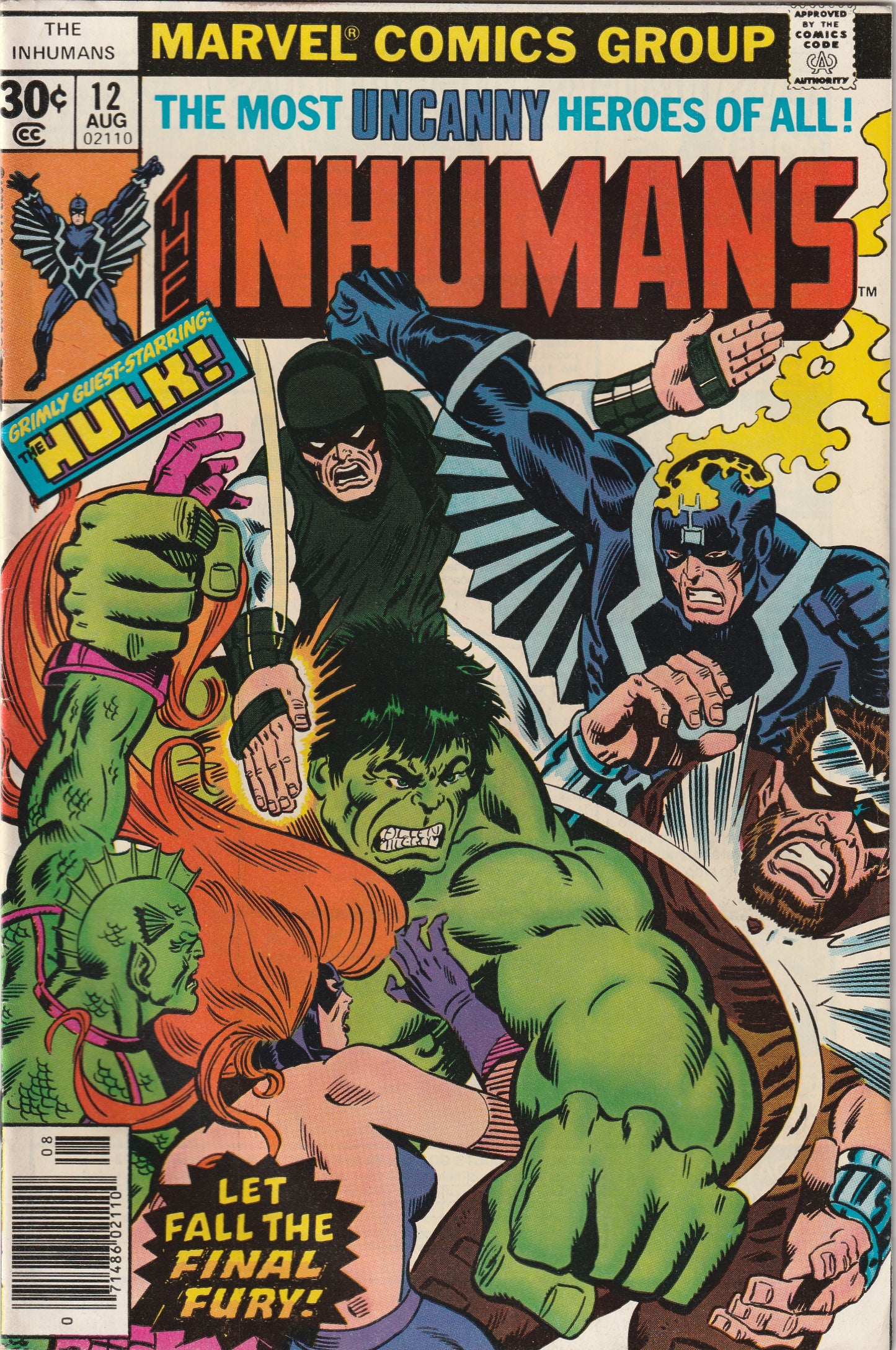 The Inhumans #12 (1977) - Starring The Hulk
