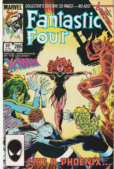 Fantastic Four #286 (1986) - Return of Jean Grey, 2nd Appearance X-Factor