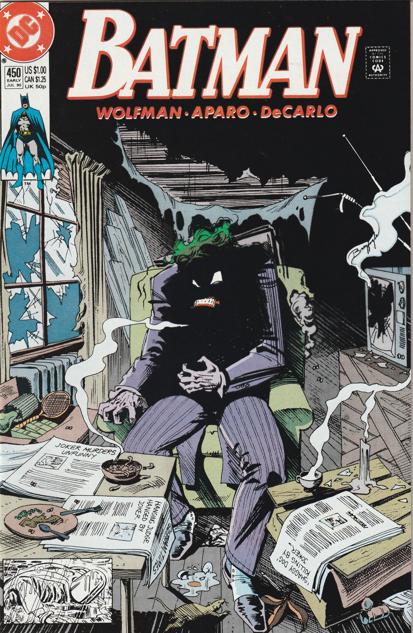 Batman #450 (1990) - Joker cover/story