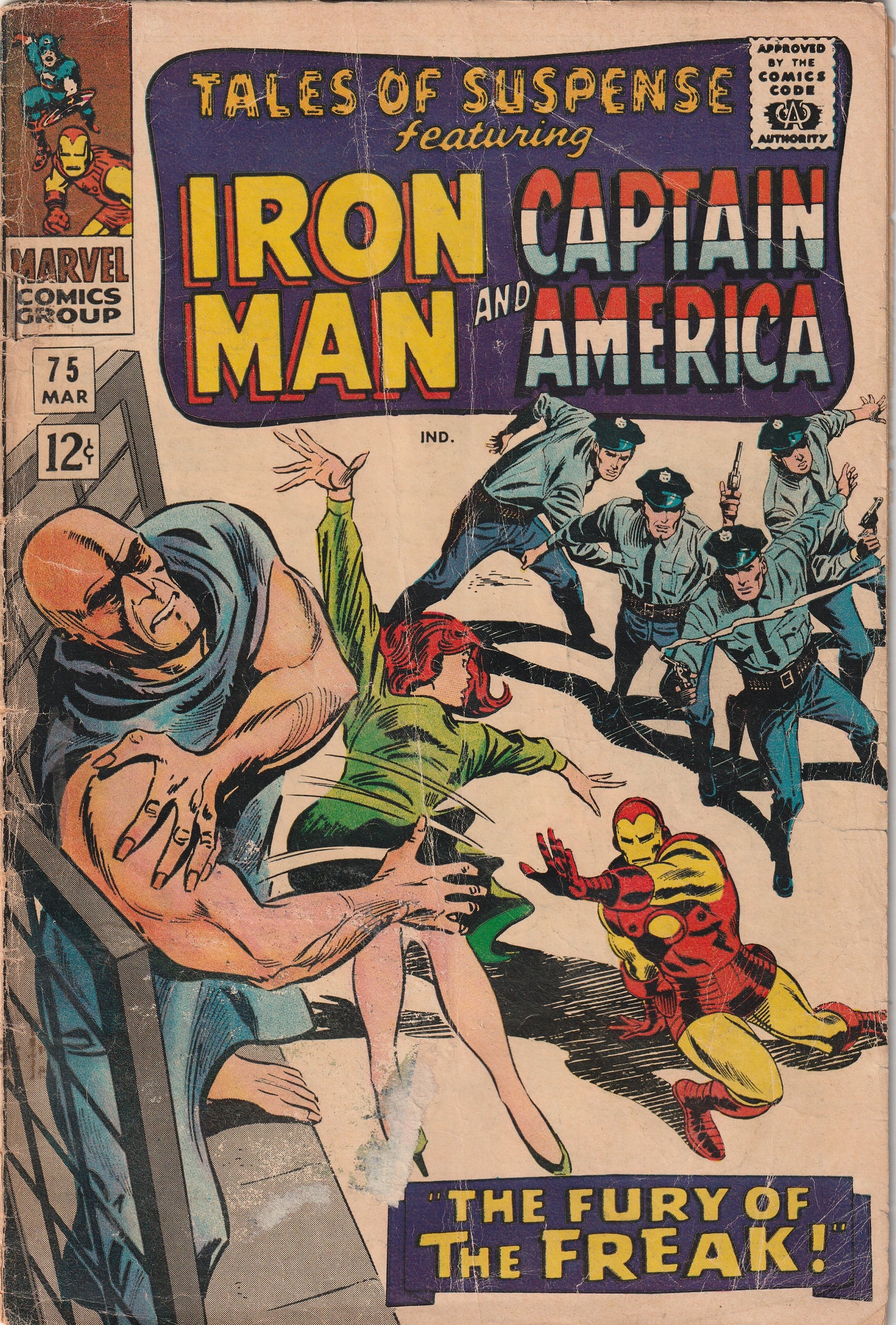 Tales of Suspense #75 (1966) - 1st Appearance of Agent 13 (later Sharon Carter); Intro Batroc