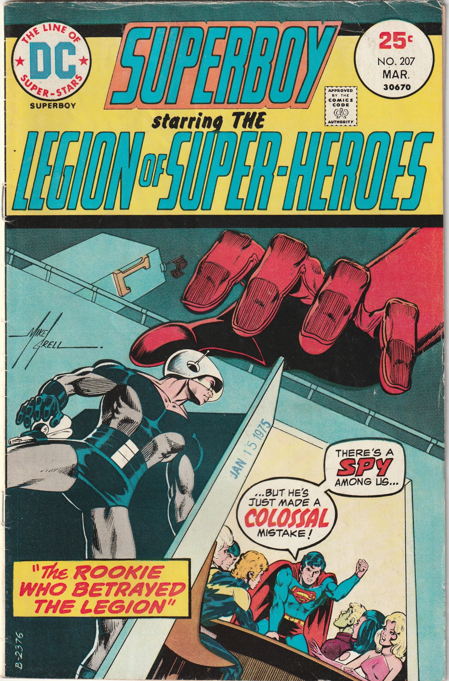Superboy #207 (1975) - Starring the Legion of Super-Heroes