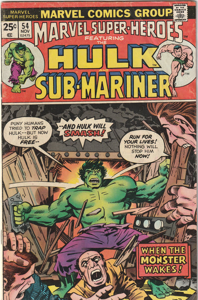 Marvel Super-Heroes #54 (1975) - Reprints Tales to Astonish 99