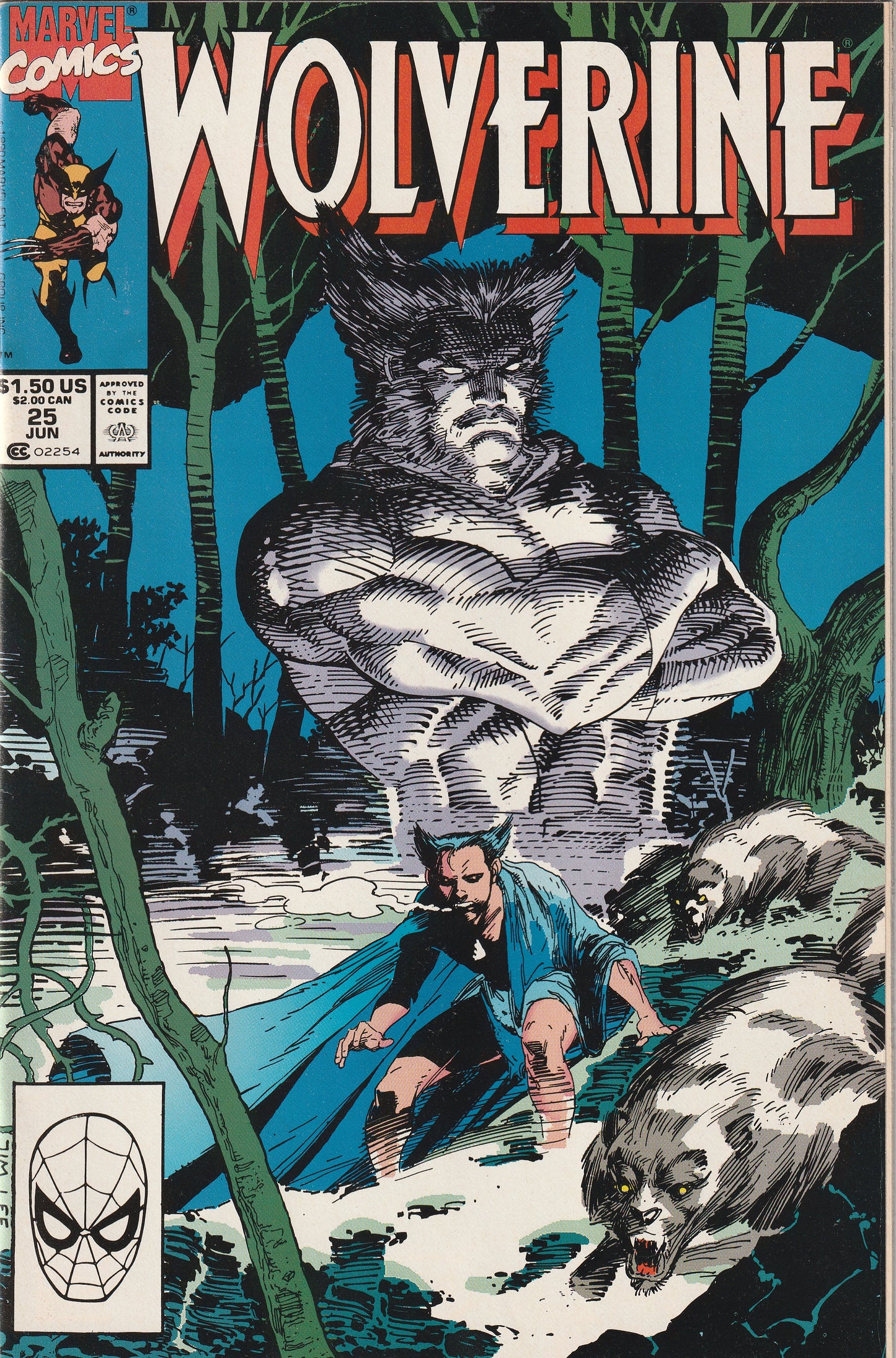 Wolverine #25 (1990) - Jim Lee cover