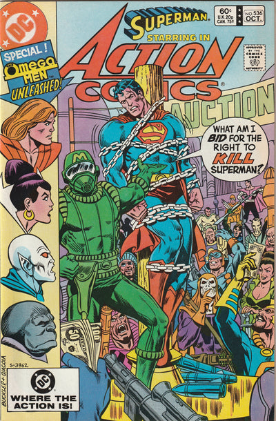 Action Comics #536 (1982) - Omega Men appearance