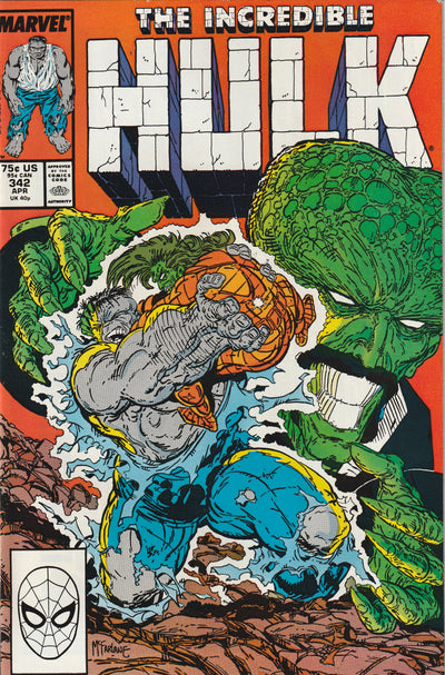 Incredible Hulk #342 (1988) - Todd McFarlane cover/art