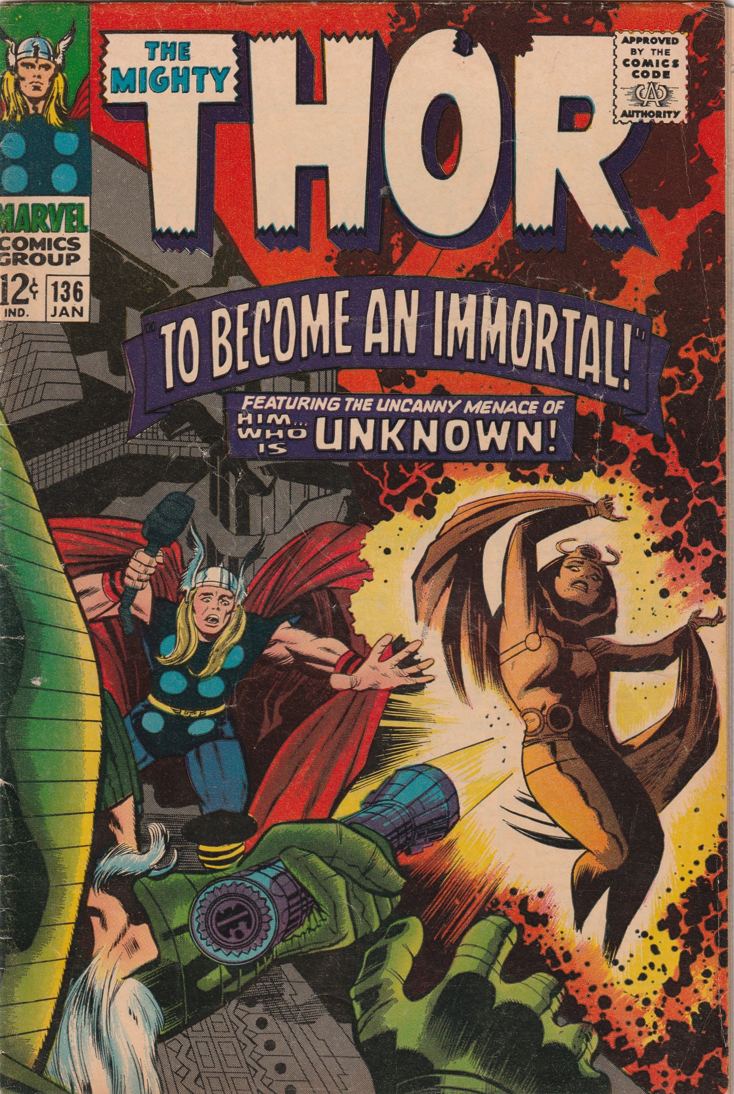 Thor #136 (1967) - Re-Intro of SIF