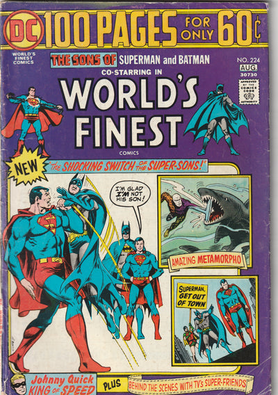 World's Finest #224 (1974) - 100 Pages