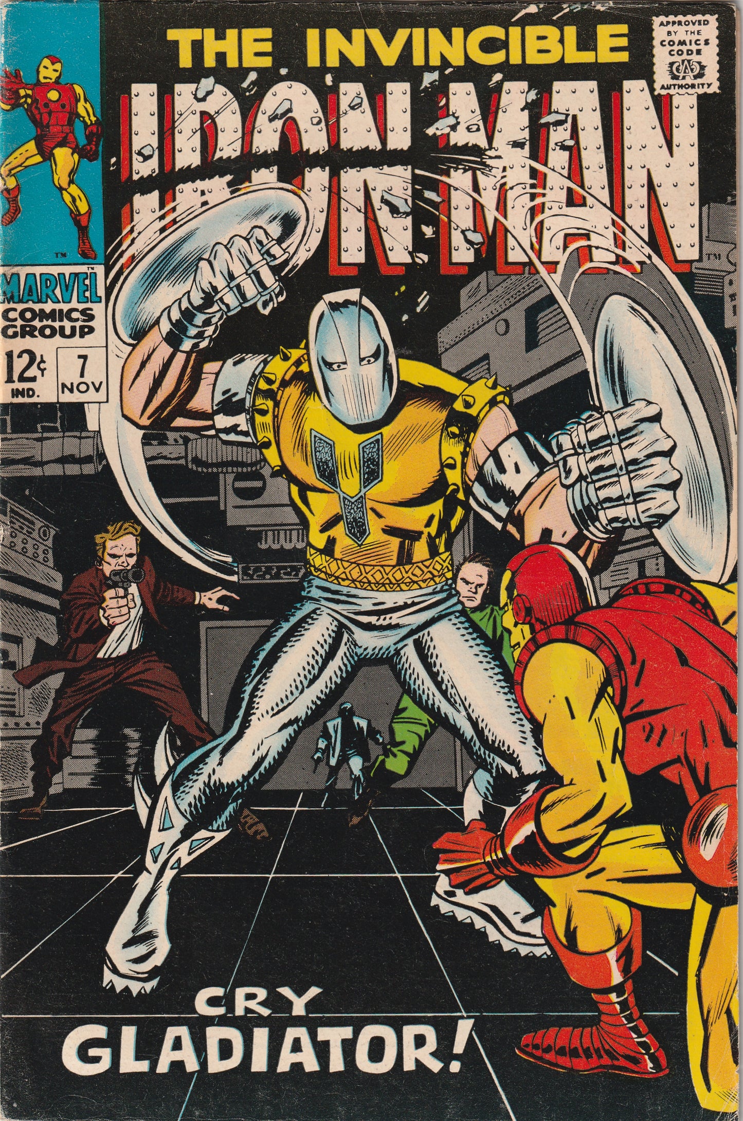 Iron Man #7 (1968) - Gladiator appearance