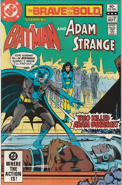 Brave and the Bold #190 (1982) - Batman & Adam Strange