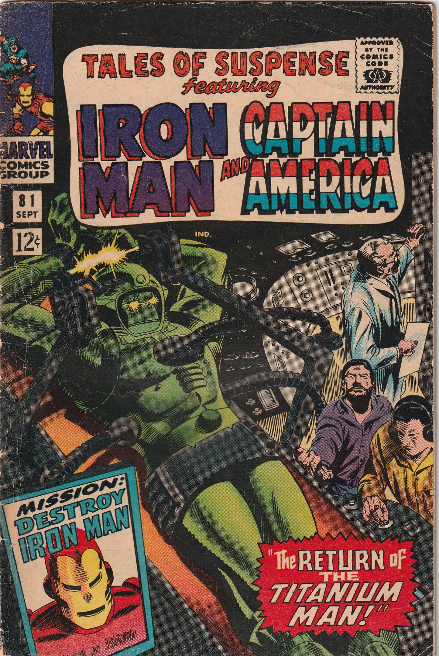 Tales of Suspense #81 (1966) -  Featuring Iron Man and Captain Americ