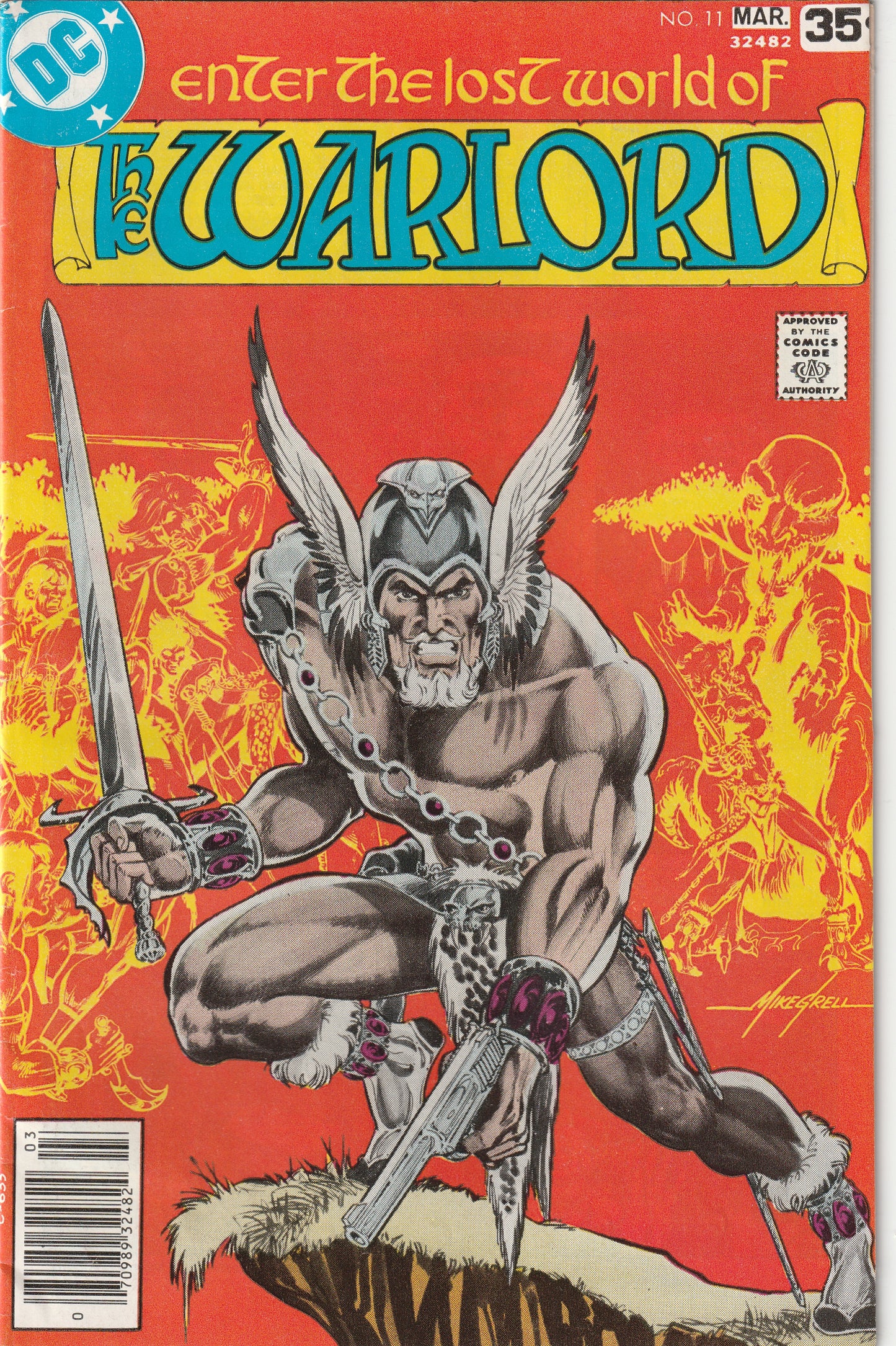 Warlord #11 (1978) - Origin retold
