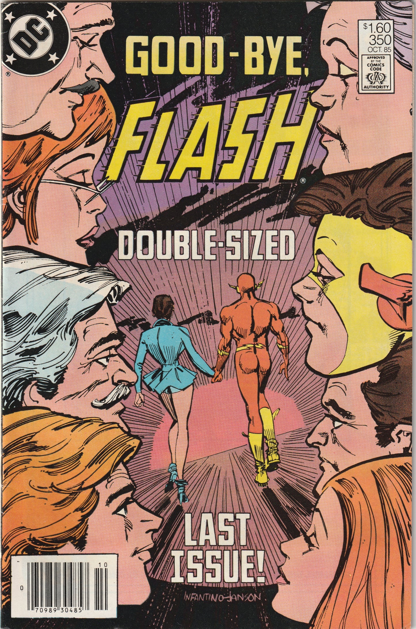 Flash #350 (1985) - Final issue - Canadian Price Variant ($1.60)
