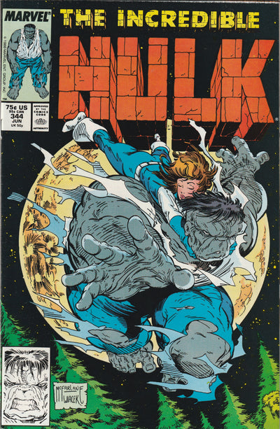 Incredible Hulk #344 (1988) - McFarlane cover/pencils