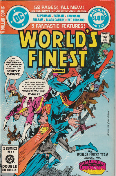 World's Finest #267 (1981) - 52 Pages - Challengers of the Unknown appearance