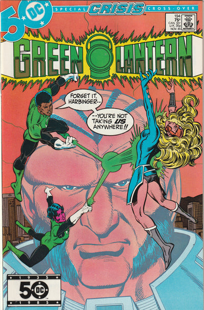 Green Lantern #194 (1985) - Guy Gardner Vs. Hal Jordan battle