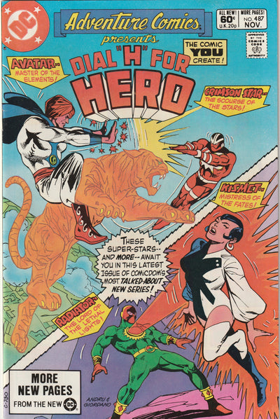 Adventure Comics #487 (1981) - Starring Dial H For Hero