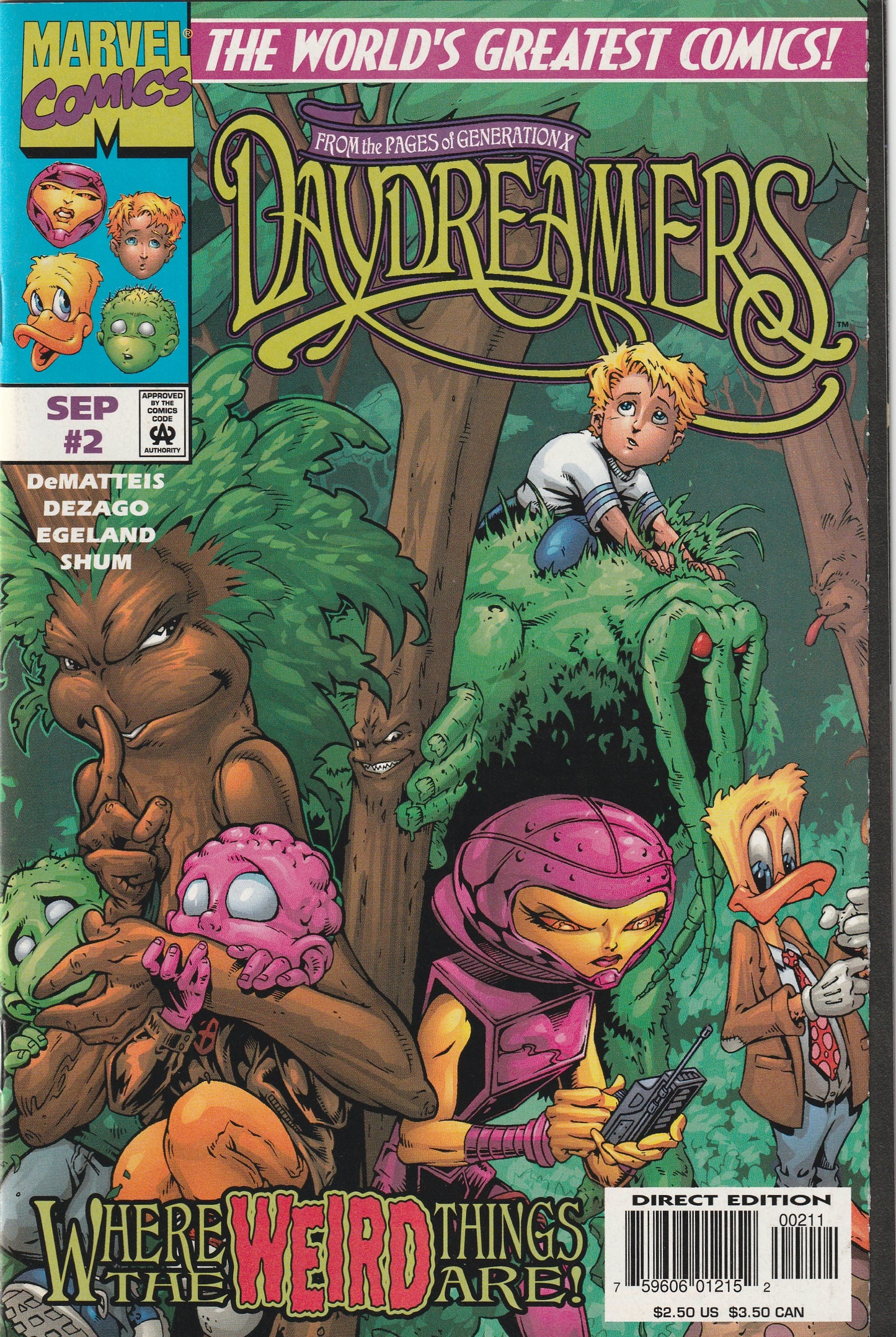 The Daydreamers (1997) - 3 issue mini series