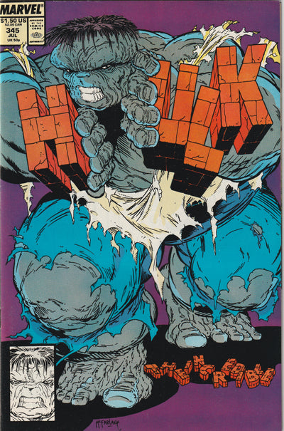 Incredible Hulk #345 (1988) - McFarlane cover/pencils