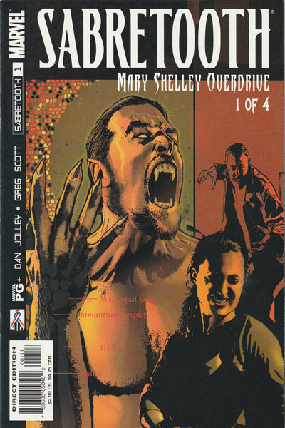 Sabretooth: Mary Shelley Overdrive (2002) - 4 issue mini series