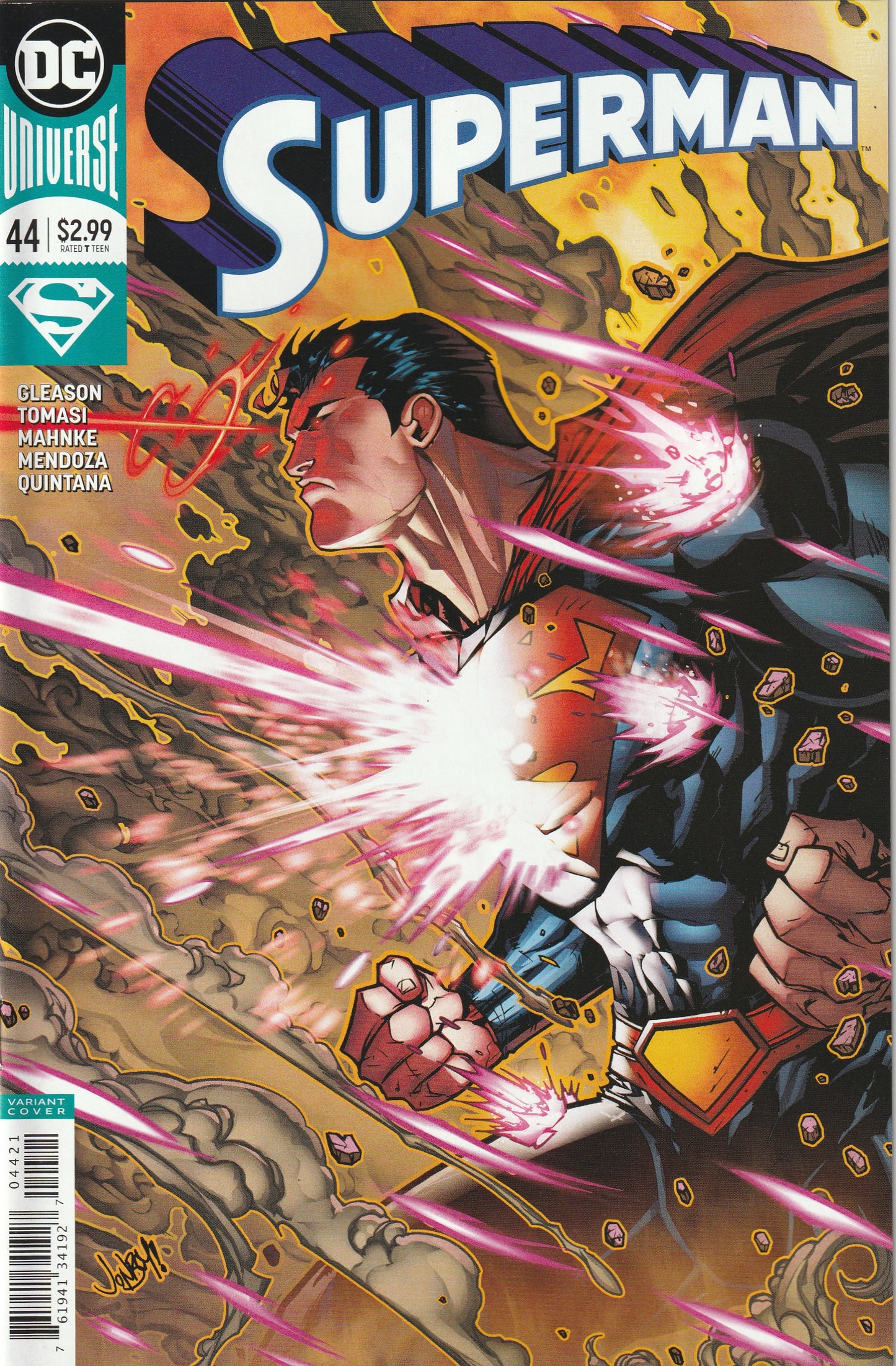 Superman #44 (2018) - Jonboy Meyers Variant Cover