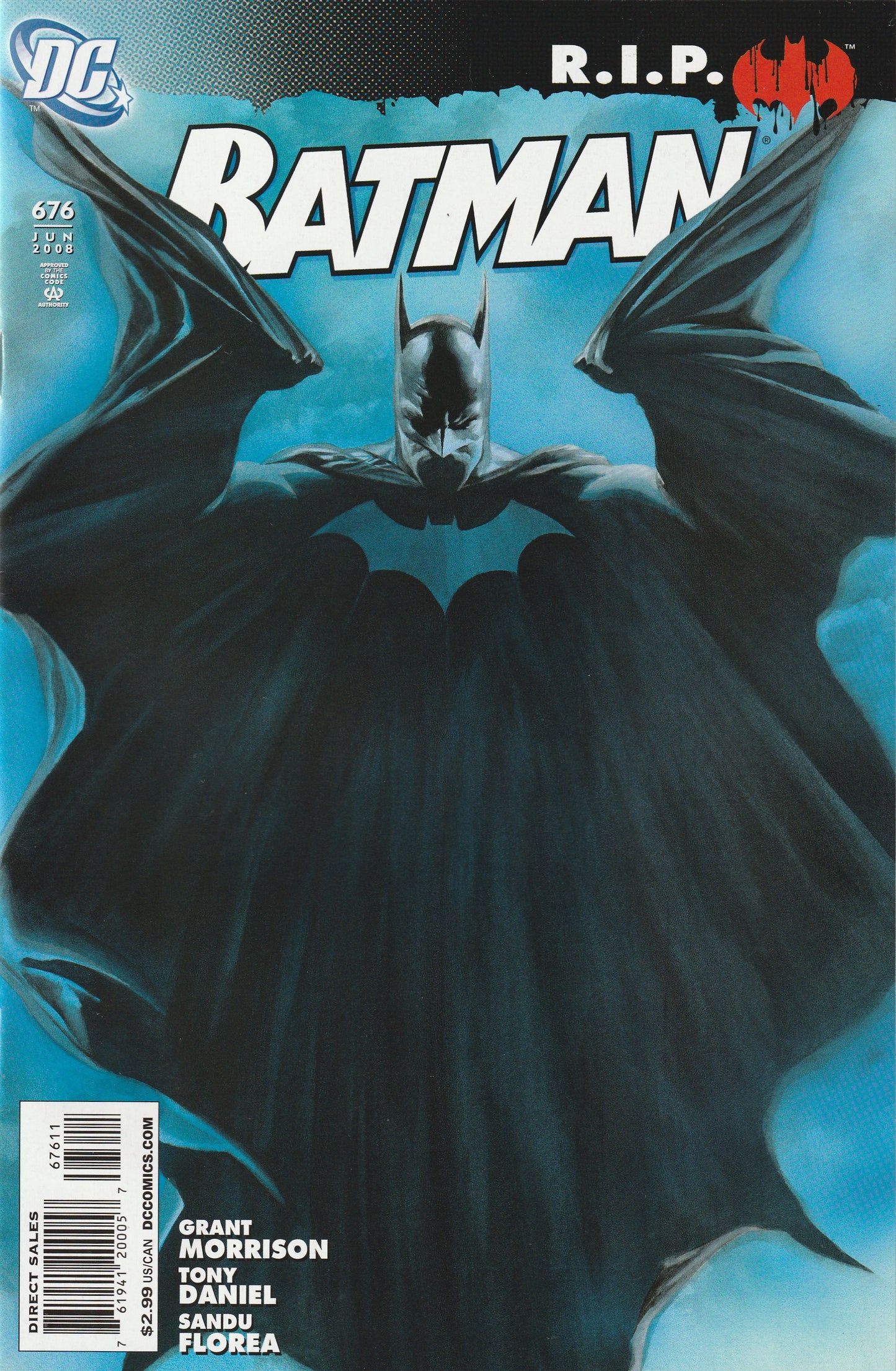Batman #676 (2008) - Batman R.I.P.