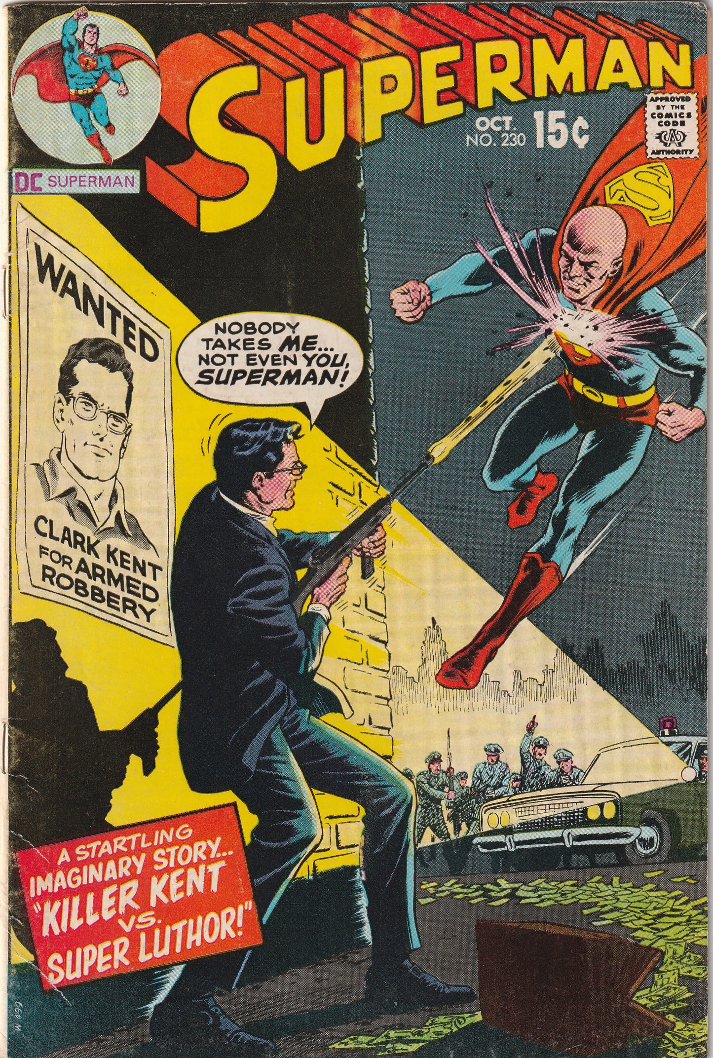 Superman #230 (1970) - Killer Kent vs Super Luthor!