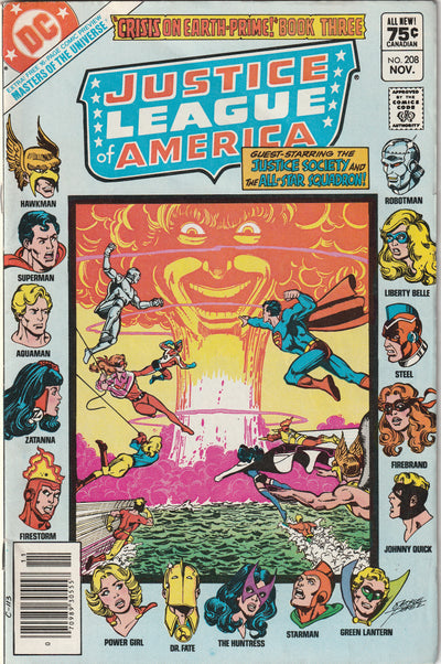 Justice League of America #208 (1982) - 16-Page Masters of the Universe Preview - Canadian Price Variant