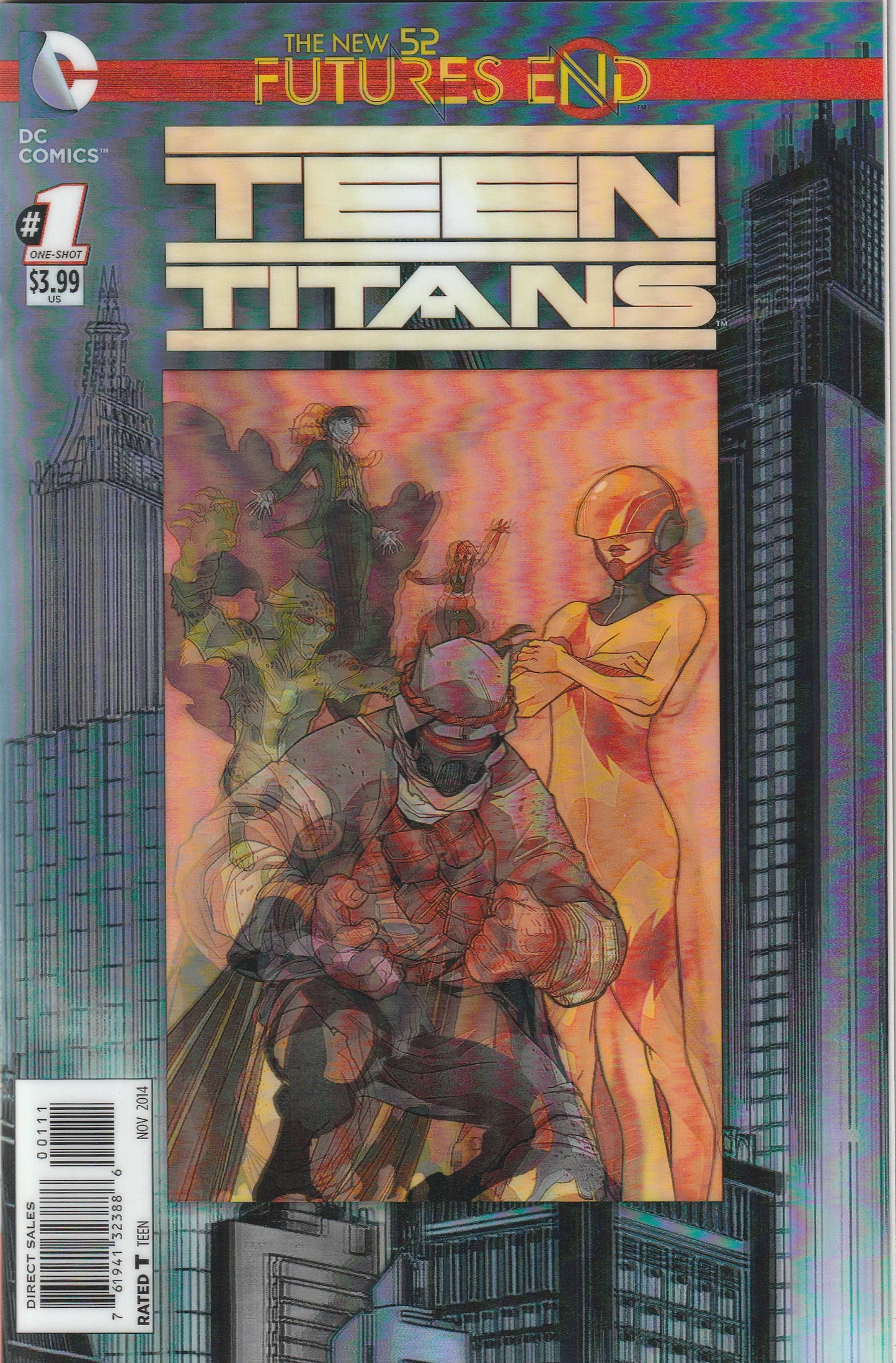 Teen Titans: Futures End #1 (2014) - 3-D Motion Cover
